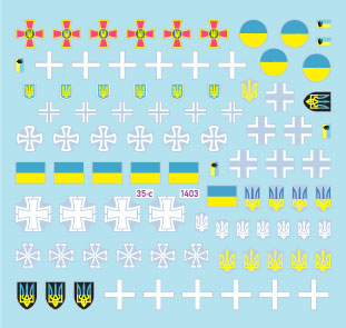 Star Decals 35-C1403 1:35 War in Ukraine # 14