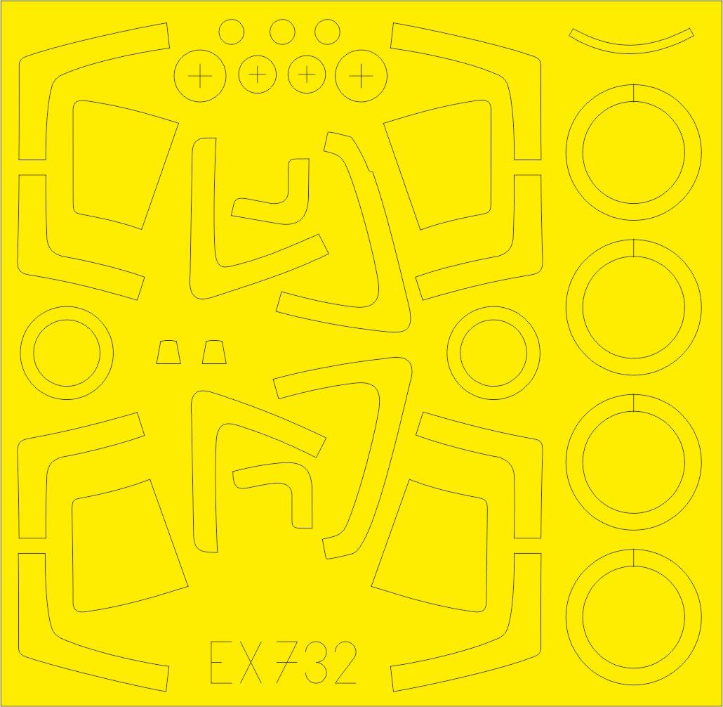 Eduard EX732 1:48 Sukhoi Su-27S TFace