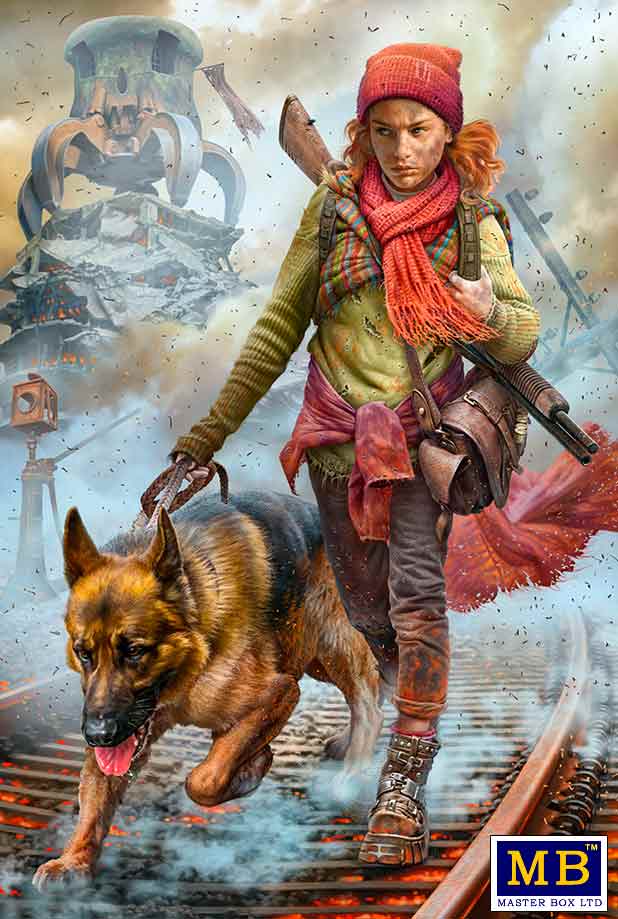 Master Box MB35215 1:35 Pþst-apocalyptic fiction. Desert Battle Series. Skull Clan – Long-distance raid. Kit No. 3. Where am I? Splinter