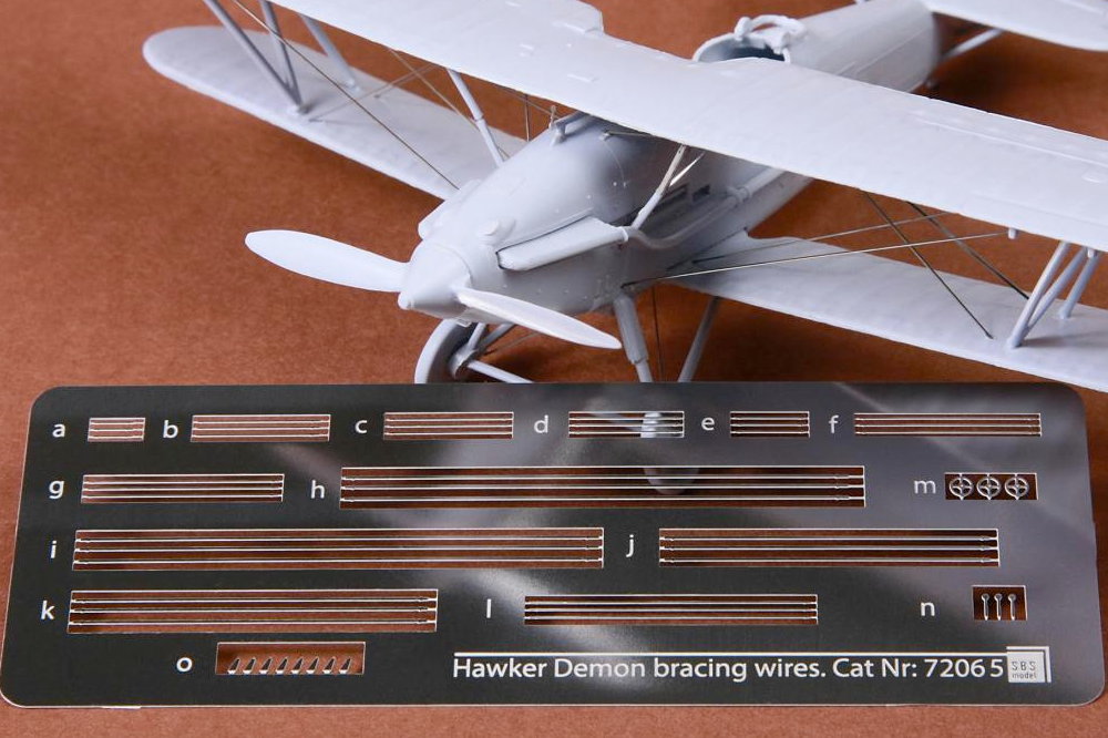 SBS Model SBS72065 1:72 Hawker Demon rigging wire