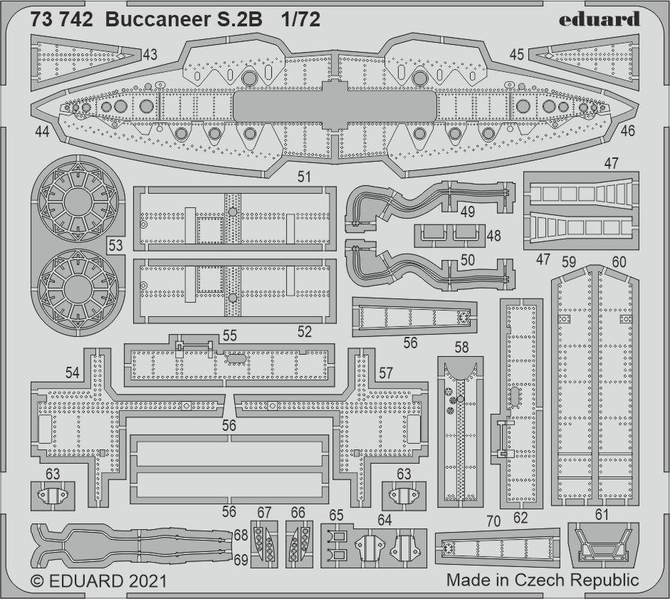 Eduard 73742 1:72 Blackburn Buccaneer S.2B