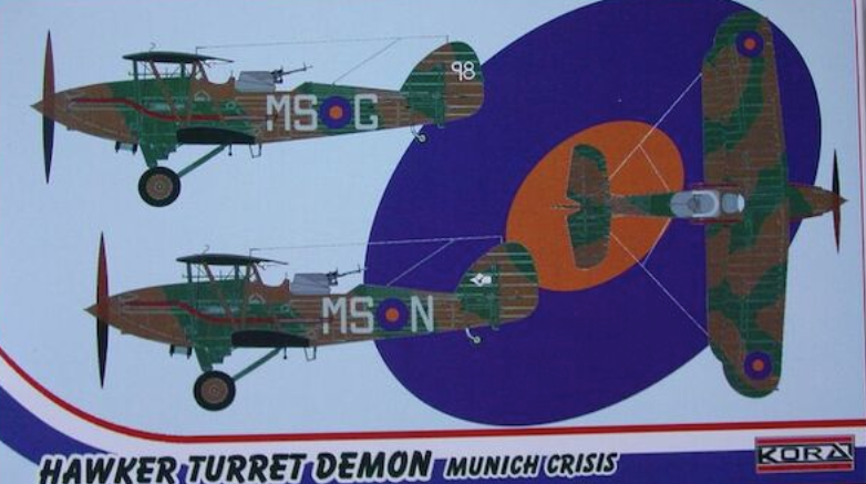 Kora 72181 1:72 Hawker Turret Demon Munich Crisis