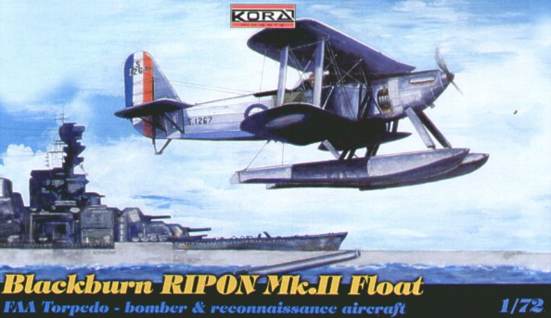 Kora 7294 1:72 Blackburn Ripon Mk.II FAA torpedo bomber on floats