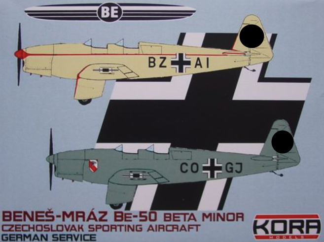 Kora 72226 1:72 Benes-Mraz Be-50 Beta Minor (German Service)