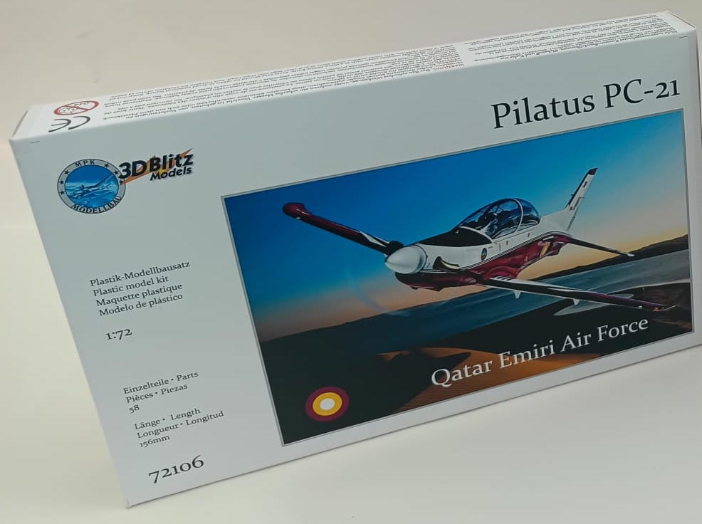 3D Blitz 72106 1:72 Pilatus PC-21 Qatar Emiri Air Force