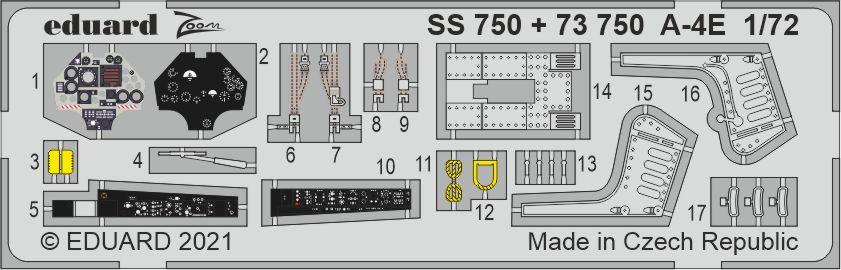 Eduard 73750 1:72 Douglas A-4E Skyhawk