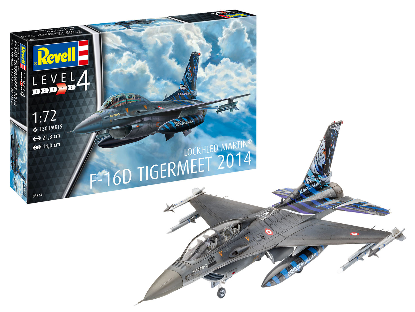 Revell 03844 1:72 Lockheed-Martin F-16D Tiger Meet 2014