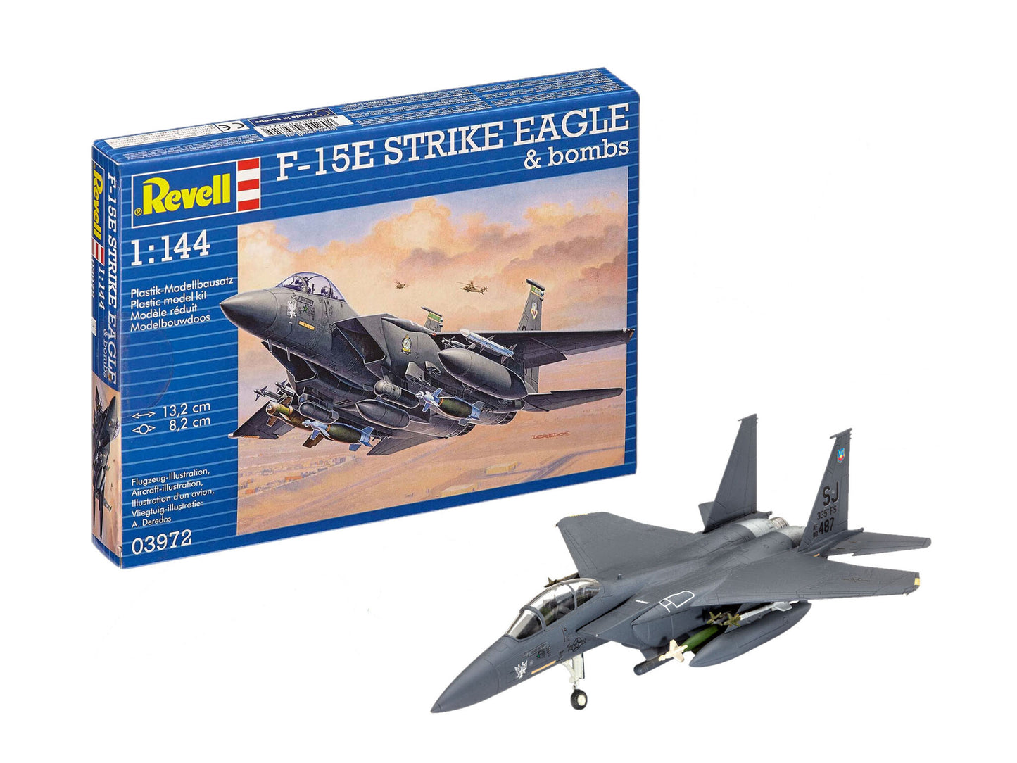 Revell 03972 1:144 McDonnell F-15E Strike Eagle & Bombs