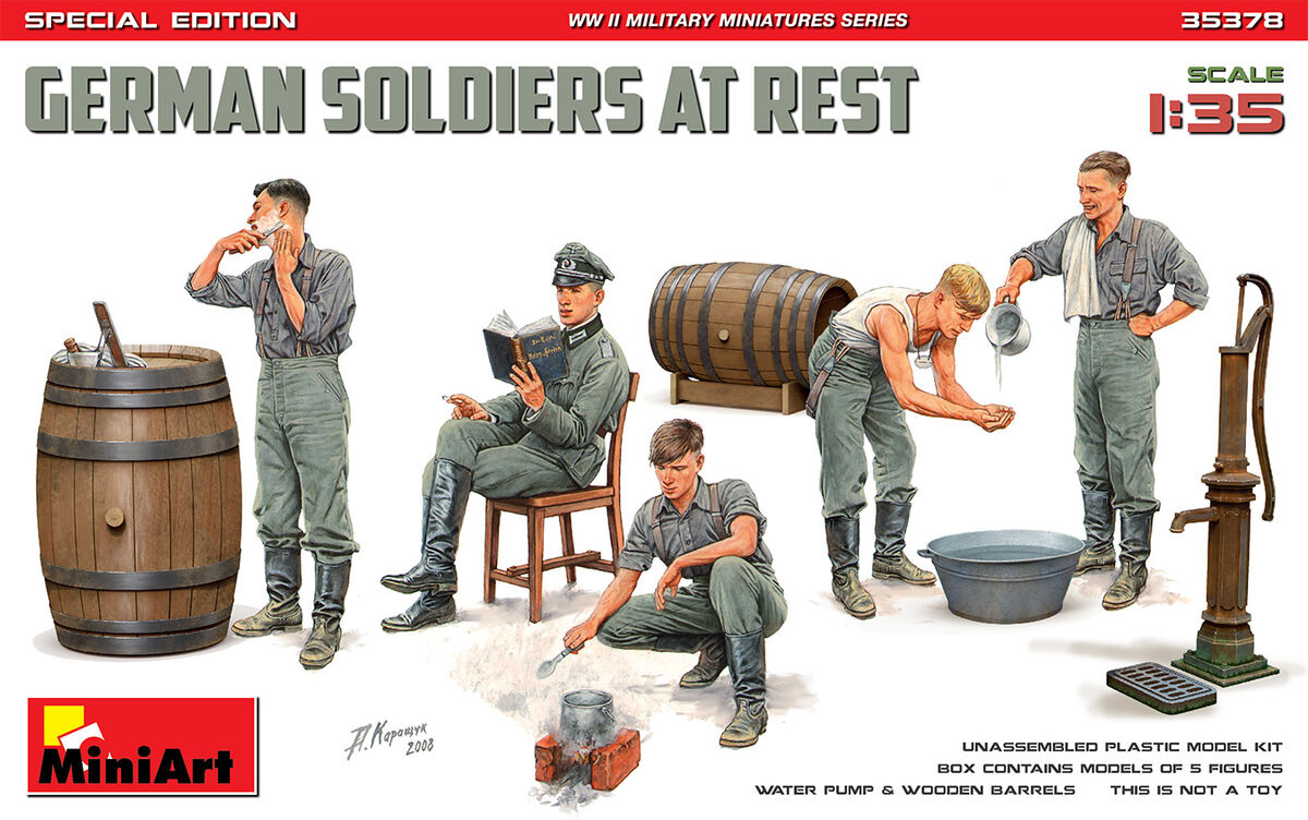 MiniArt 35378 1:35 GERMAN SOLDIERS AT REST. SPECIAL EDITION