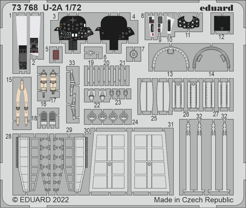 Eduard 73768 1:72 Lockheed U-2A