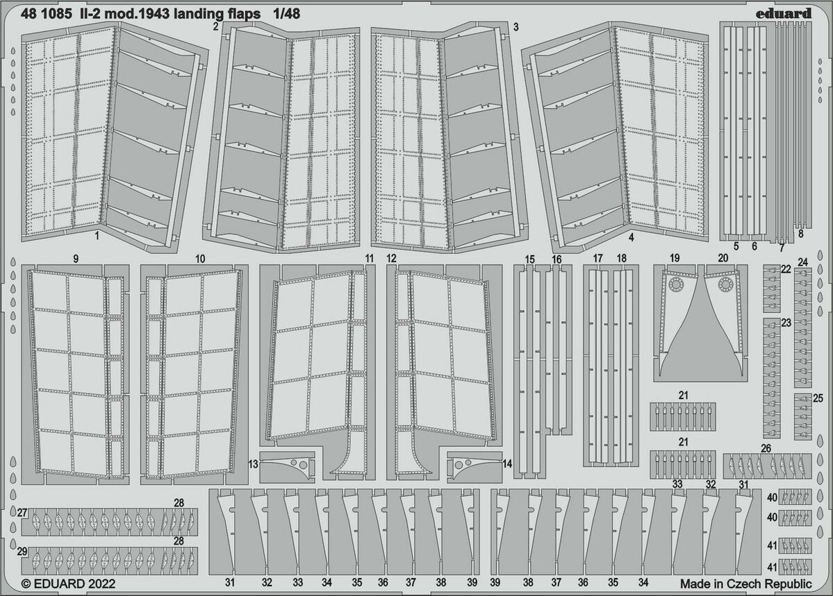 Eduard 481085 1:48 Ilyushin Il-2 mod. 1943 Landing Flaps