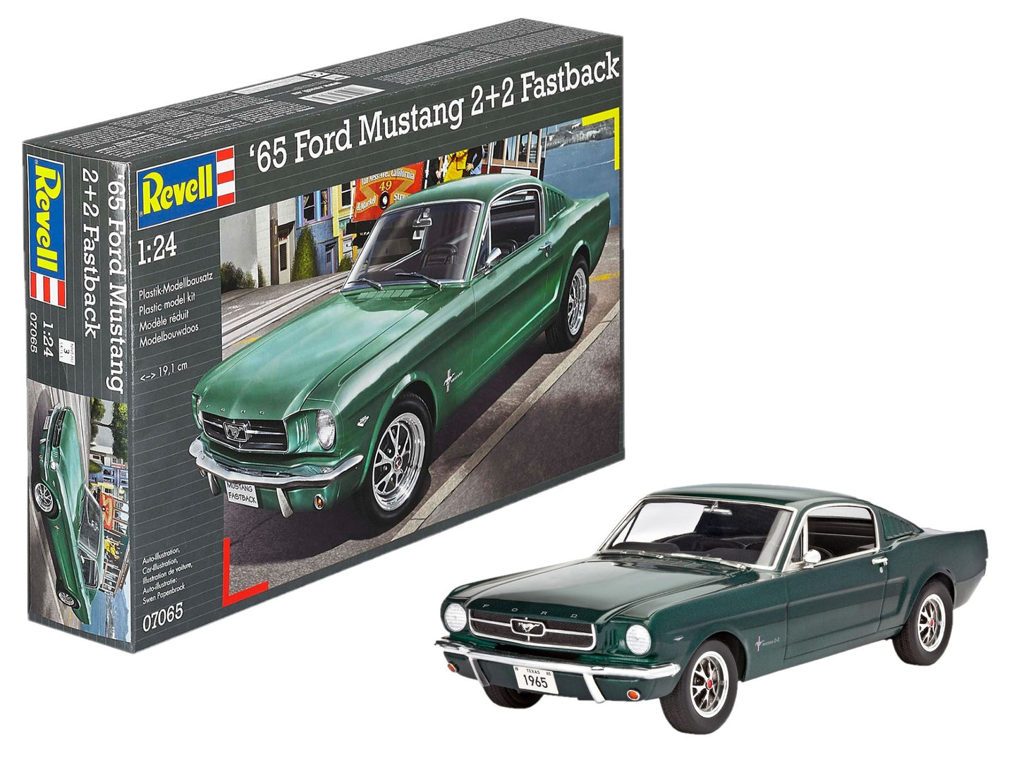 Revell 07065 1:24 1965 Ford Mustang 2+2 Fastback