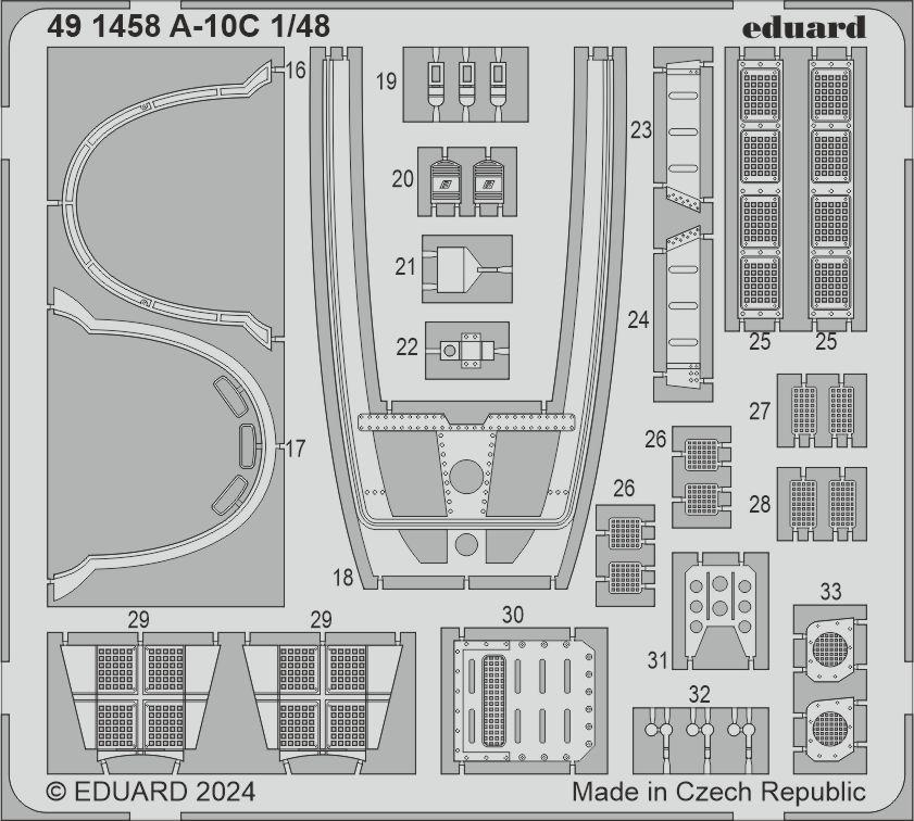 Eduard 491458 1:48 Fairchild A-10C Thunderbolt II