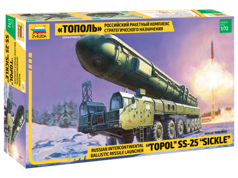 Zvezda 5003 1:72 Ballistic Missile Launcher "Topol" SS-25 "Sickler"