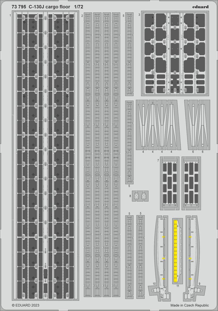 Eduard 73795 1:72 Lockheed C-130J Hercules cargo floor