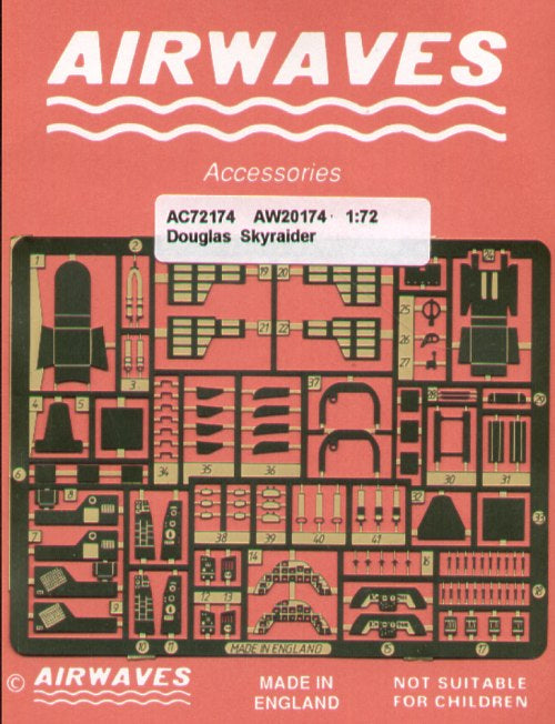 Airwaves AEC72174 1:72 Douglas Skyraider for Hasegawa