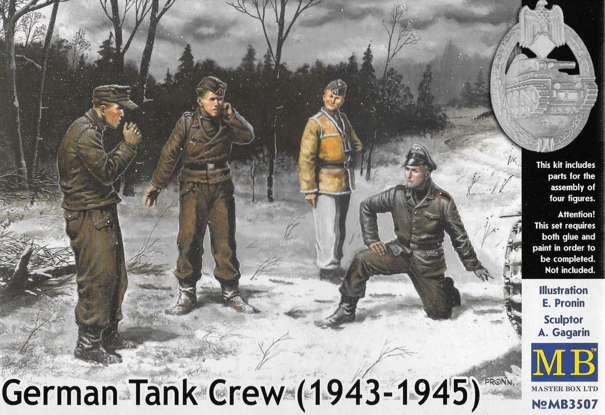 Master Box MB3507 1:35 German (WWII) Tank Crews (1943-1945)
