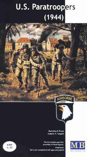 Master Box MB3511 1:35 U.S. Paratroopers (1944)