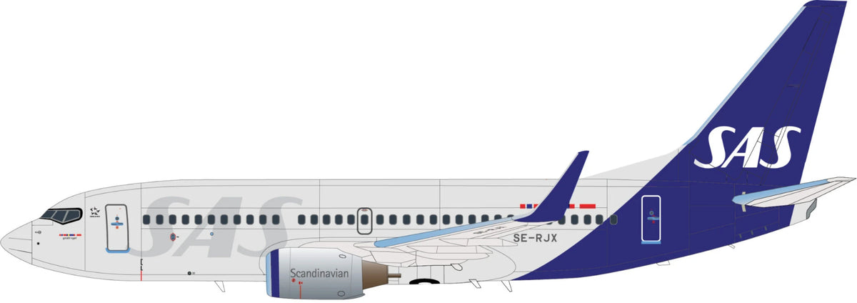 Lima November LN200-38 1:200 SAS new cs Boeing 737-700