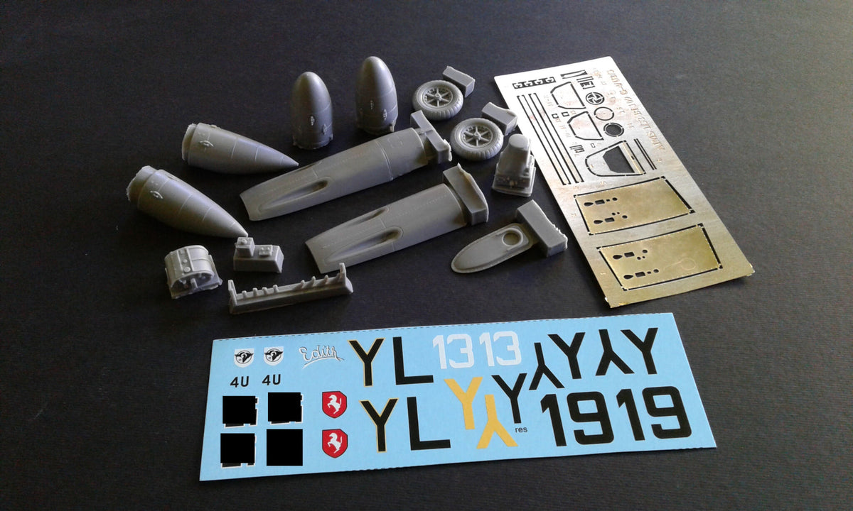 Aims 32P017 1:32 Messerschmitt Bf-109G-4/R3 Conversion