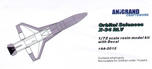 Anigrand Craftswork 2012 1:72 Orbital Sciences X-34 RLV