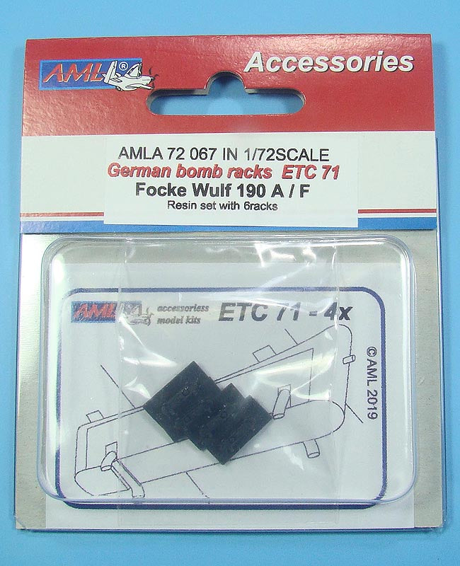 AML A72067 1:72 Focke-Wulf Fw-190A/F ETC 71 bomb racks