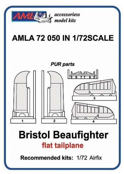 AML A72050 1:72 Bristol Beaufighter Mk.I / Mk.VI early - flat tailplane