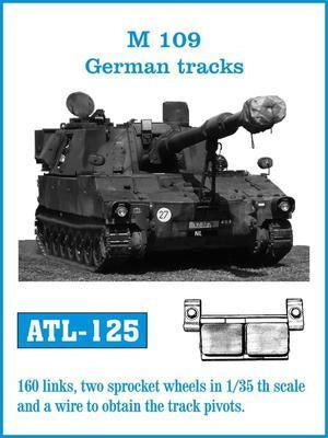 Friul Modellismo ATL-125 1:35 SPH M109A2 Howitzer German tracks