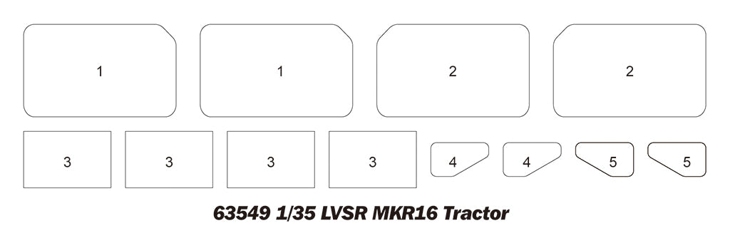 I LOVE KIT 63549 1:35 US LVSR MKR16 10x10 Tractor