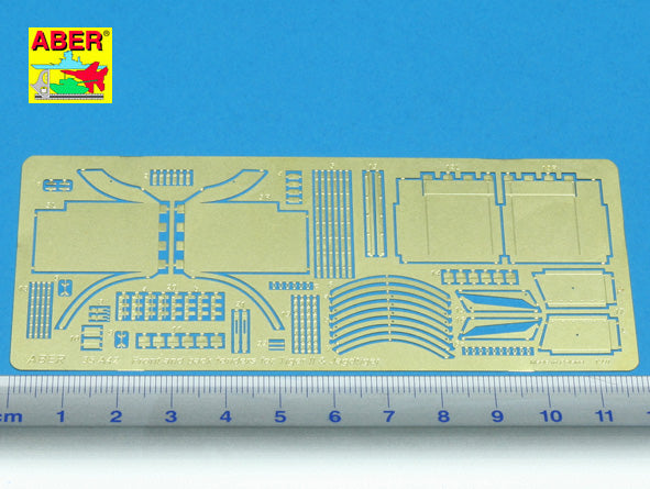 Aber 35A042 1:35 Pz.Kpfw.VI King Tiger II Sd.Kfz.182, JagdTiger Henschel Front and Rear Fenders
