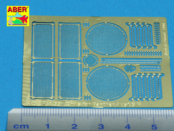 Aber 35G02 1:35 Grilles for Pz.Kpfw.V Panther Ausf.G/Ausf.F