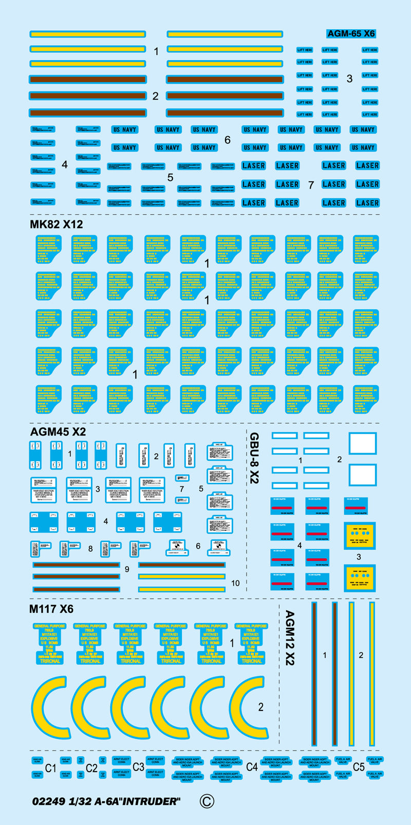 Trumpeter 02249 1:32 Grumman A-6A Intruder