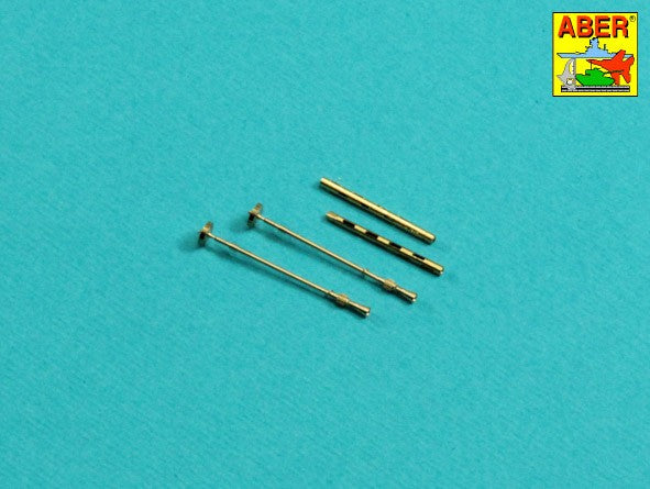 Aber A32019 1:32 Set of 2 Barrels for British Browning .303 Aircraft Machine Guns with Flash Hiders