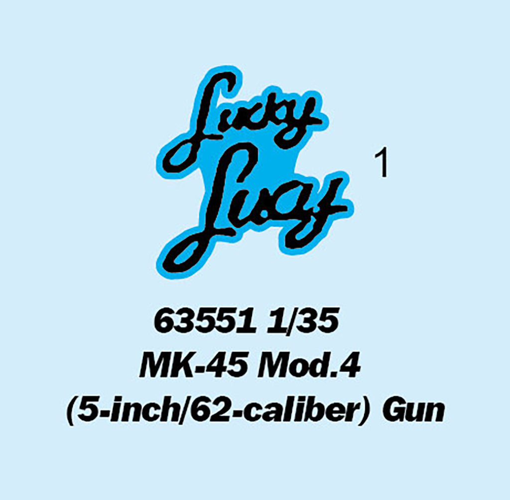 I LOVE KIT 63551 1:35 MK-45 Mod.2 Gun 5-inch/62-caliber
