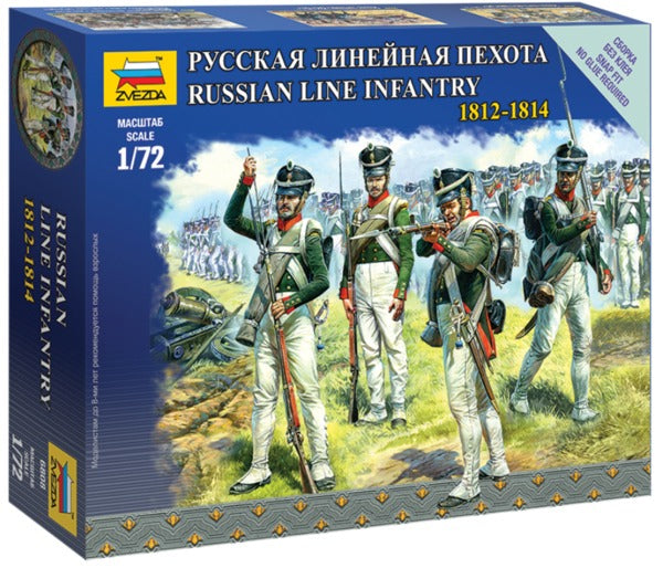 Zvezda 6808 1:72 Soviet Line Infantry Napoleonic Wars