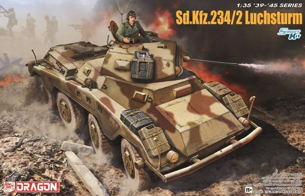 Dragon 6696 1:35 Sd.Kfz.234/2 Luchsturm
