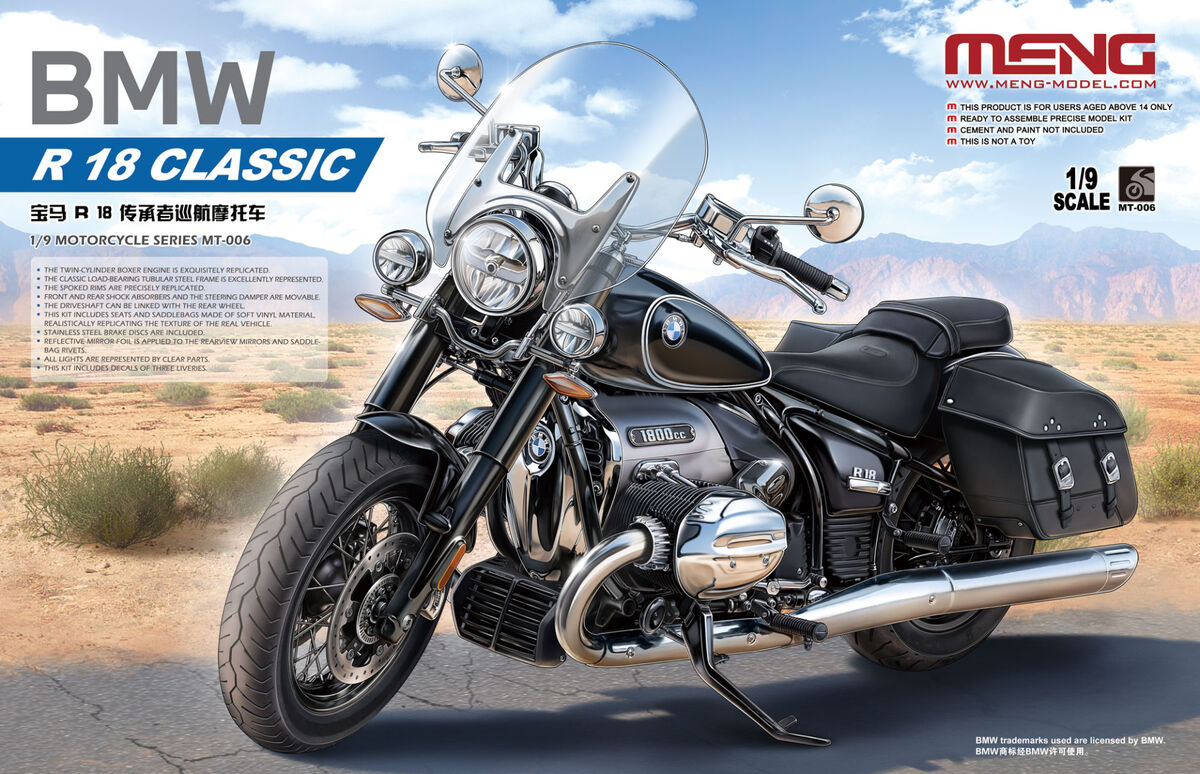 Meng Model MT-006 1:9 BMW R18 Classic