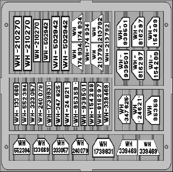 Eduard TP503 1:35 German WWII Licence Plates