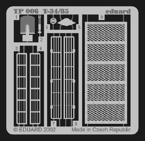 Eduard TP006 1:35 Soviet T-34/85