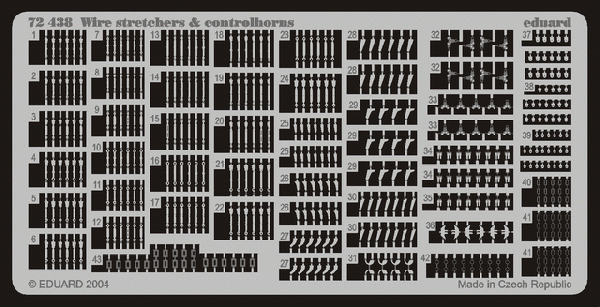 Eduard 72438 1:72 Wire Stretchers & Controlhorns