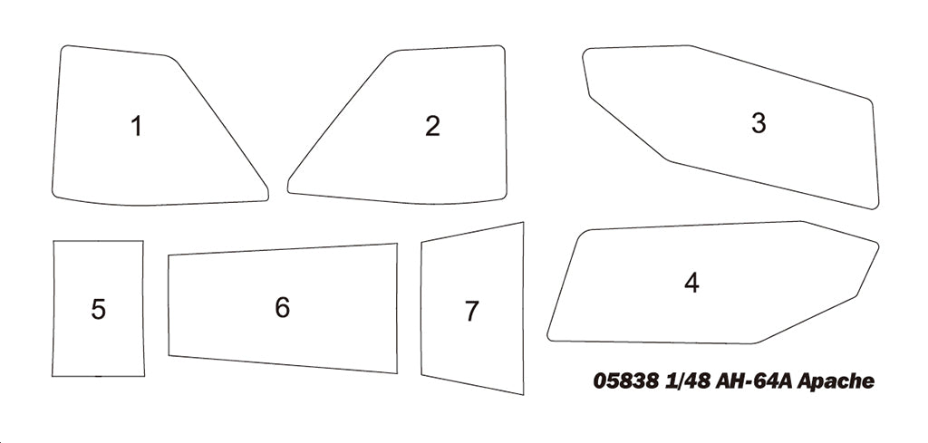 Trumpeter 05838 1:48 US Army Boeing/Hughes AH-64A Apache Attack Helicopter