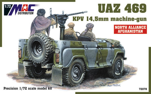 MAC Distribution 72078 1:72 Soviet UAZ-469 with KPV 14.5mm machine gun