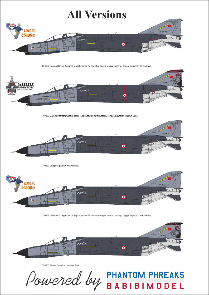 Babibi Models DDT-01024 1:72 Malatya & Konya Phantoms