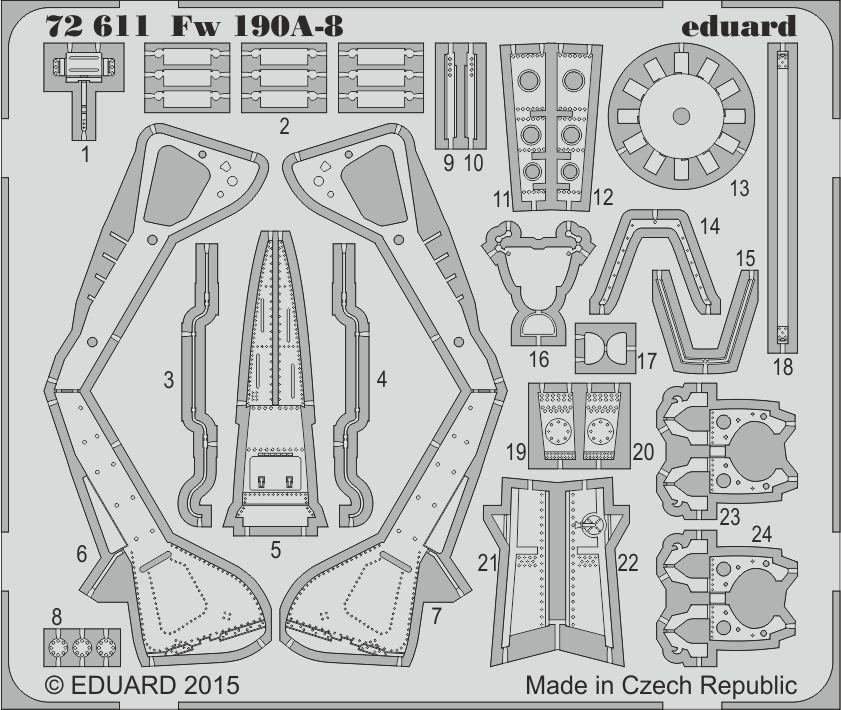Eduard 72611 1:72 Focke-Wulf Fw-190A-8
