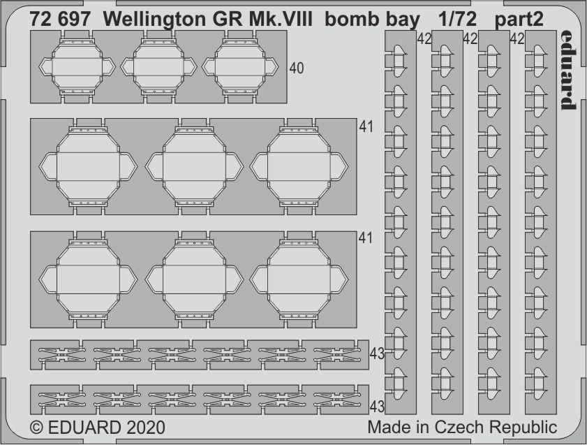 Eduard 72697 1:72 Vickers Wellington GR Mk.VIII bomb bay