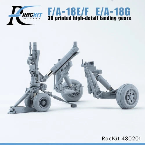 Rockit Studio RS480201H 1:48 Boeing E/A-18E/E/A-18E/E/A-18F Super Hornet landing gear with wheels