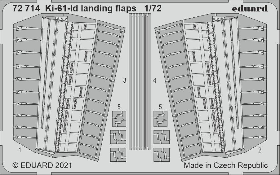 Eduard 72714 1:72 Kawasaki Ki-61-Id Hien (Tony) landing flaps