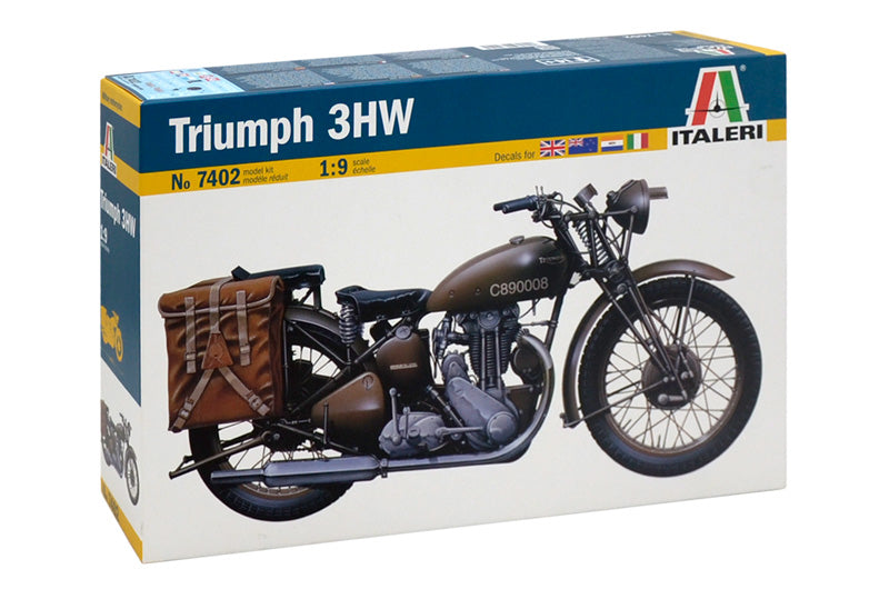 Italeri 7402 1:9 Triumph 3HW WWII Motorcycle
