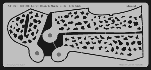 Eduard XF561 1:48 Messerschmitt Bf-109E large 'Mottle Mask'