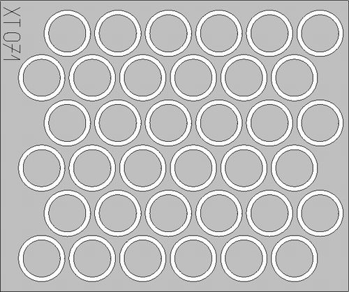 Eduard XT071 1:35 Pz.Kpfw.IVH/J wheel paint masks to be used with Tamiya